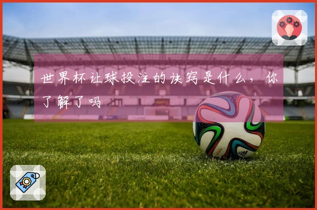 世界杯让球投注的诀窍是什么，你了解了吗